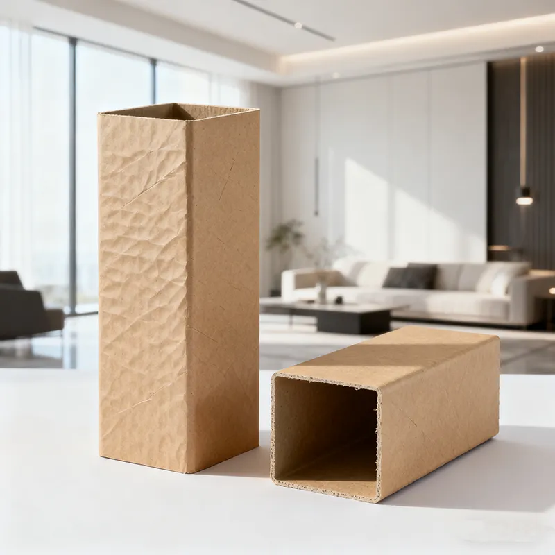 Ekologické papírové čtvercové trubky