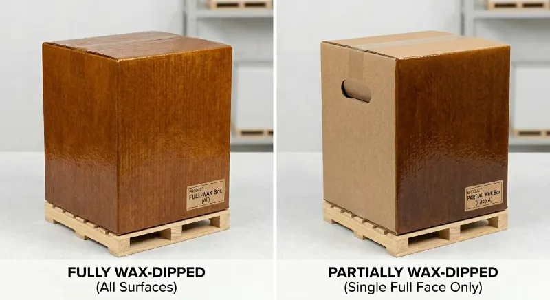 Wax-Impregnated Waterproof Cardboard Box